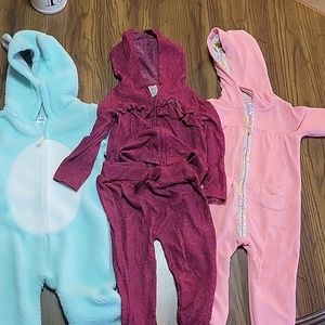 3 supper cute Carter's baby girl outfits